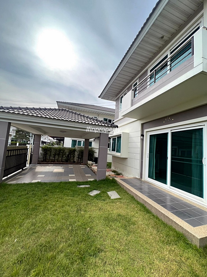 Agent post ขายบ้านเดี่ยว สวยมาก มีโรงรถหน้าบ้านพร้อม ศุภาลัย ใกล้สนามบินสุวรรณภูมิ